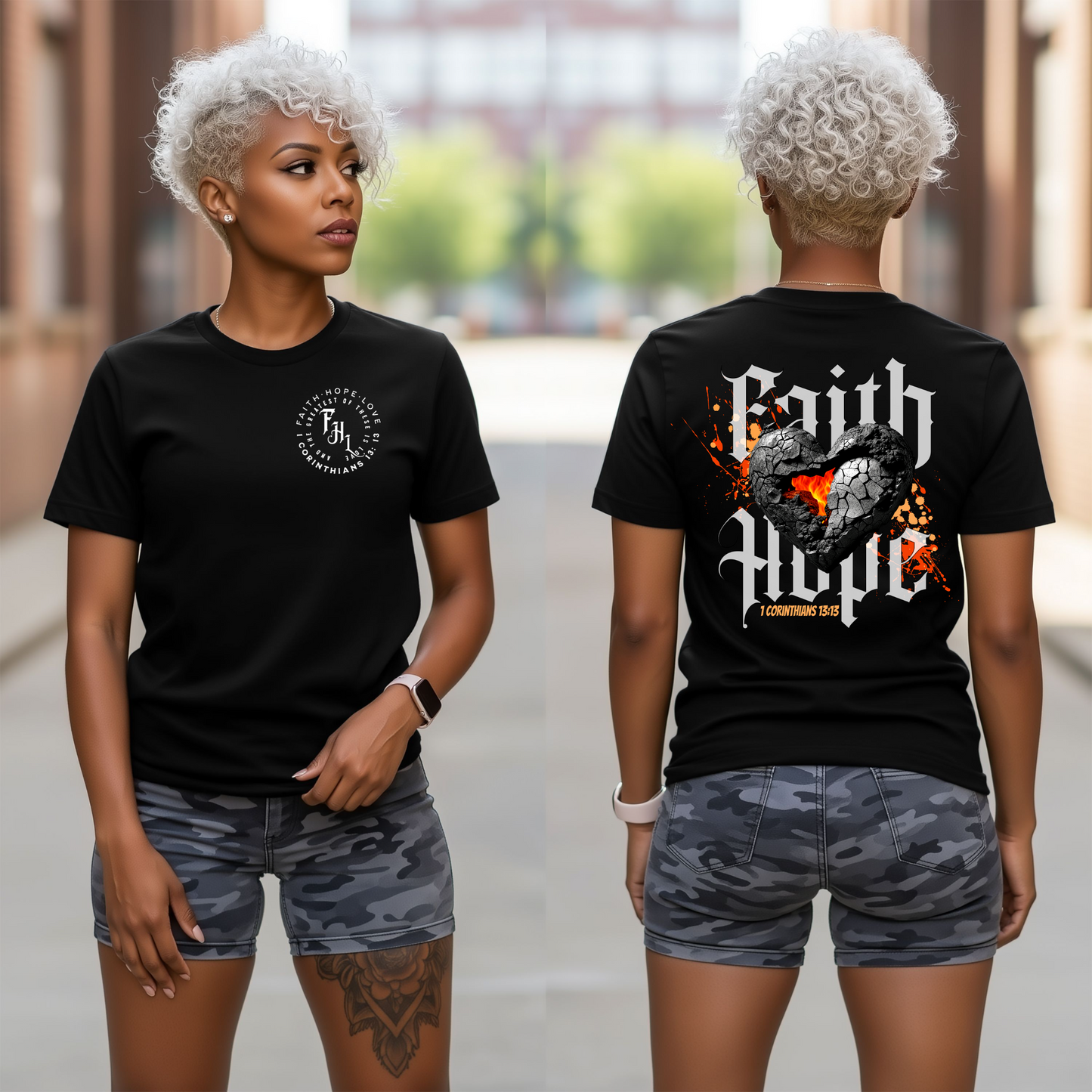 "Faith, Hope, Love" Essential Tee