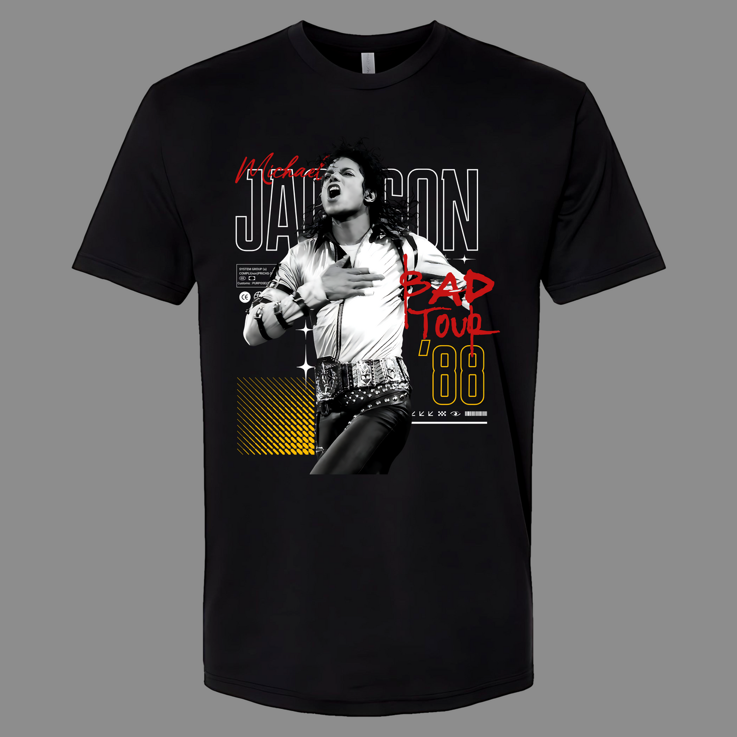 Michael Jackson "BAD" Tour Inspo Tee