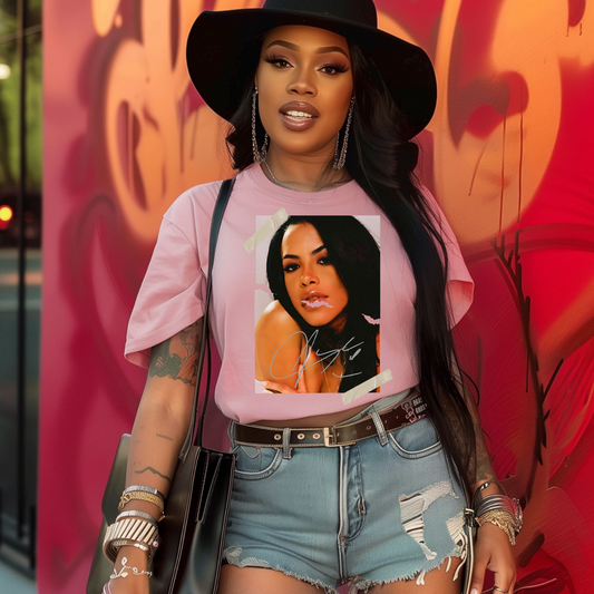 Aaliyah Forever Desert Pink Tee