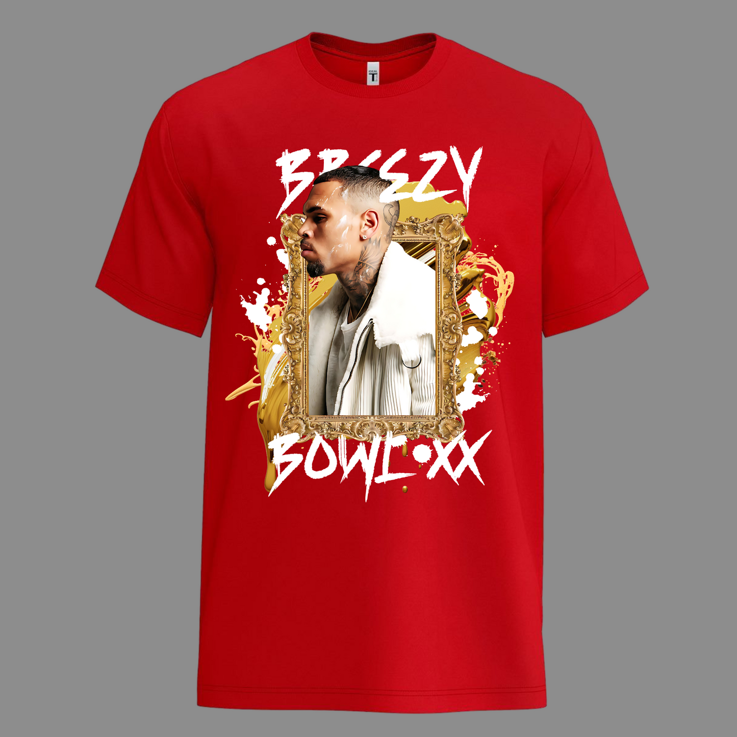 *PRE-ORDER* Breezy Bowl XX White & Gold Frame Tee
