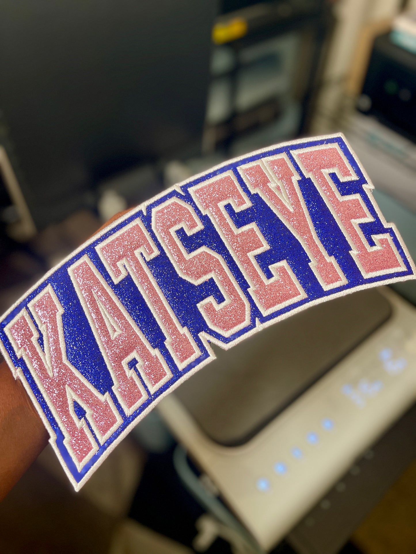 Personalized Double Applique Embroidery Patch