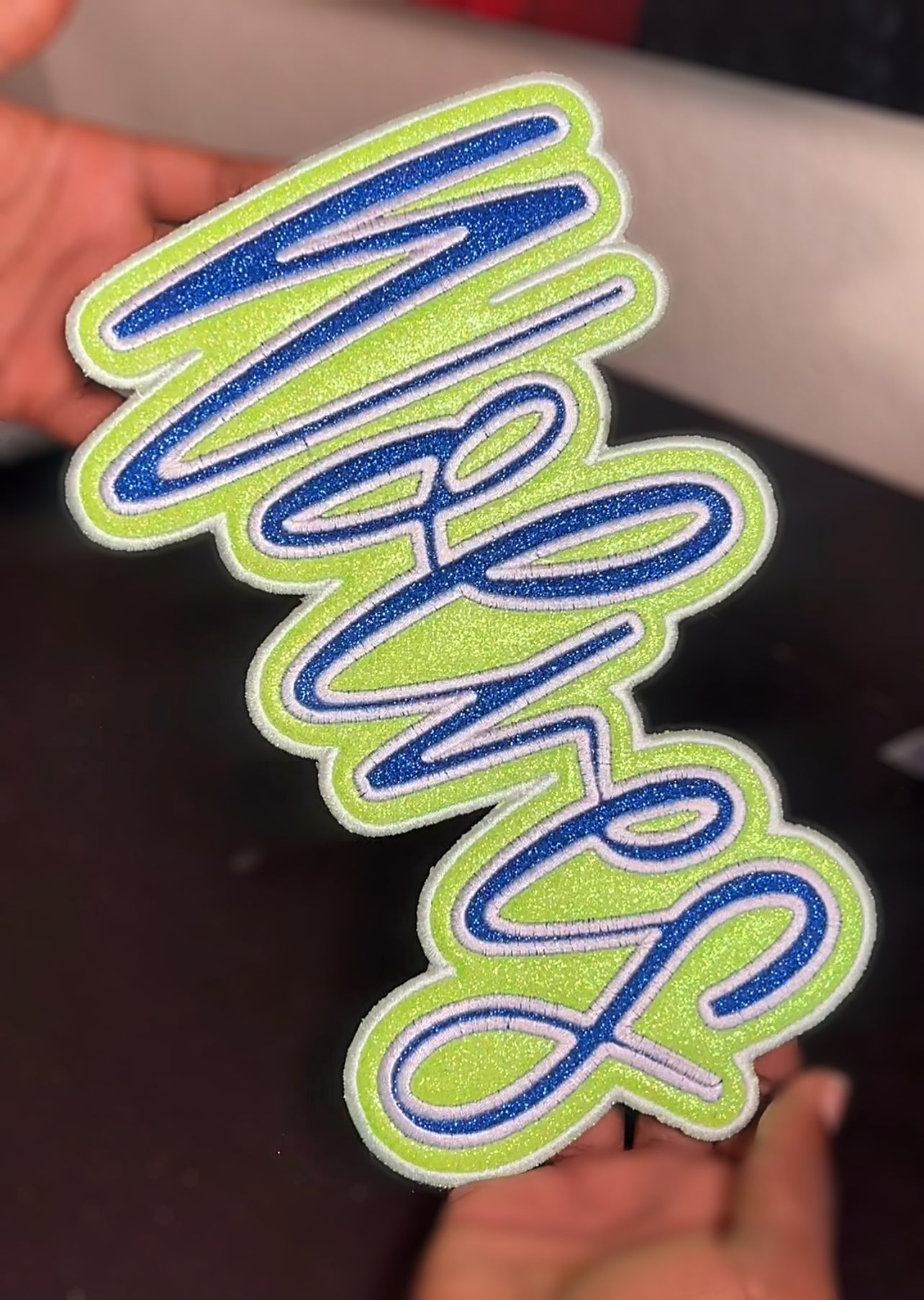 Personalized Double Applique Embroidery Patch