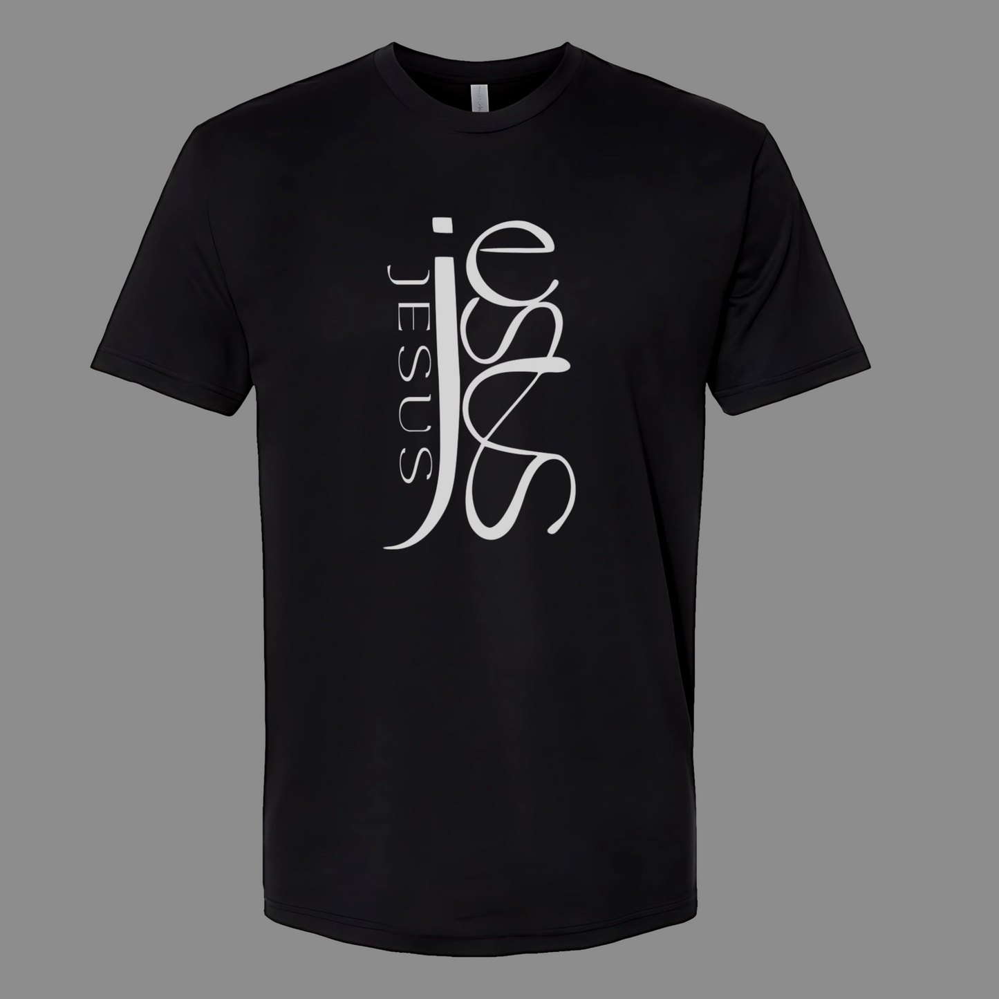 Elegant Cursive Jesus Faith Tee