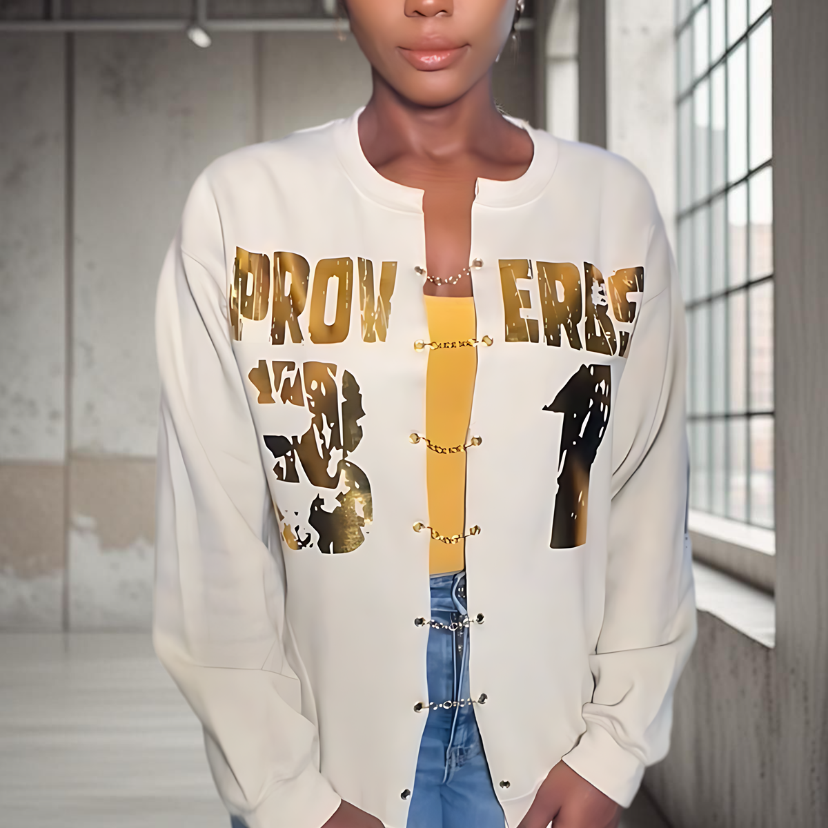 "Proverbs 31" Open-Split Gildan Sweatshirt