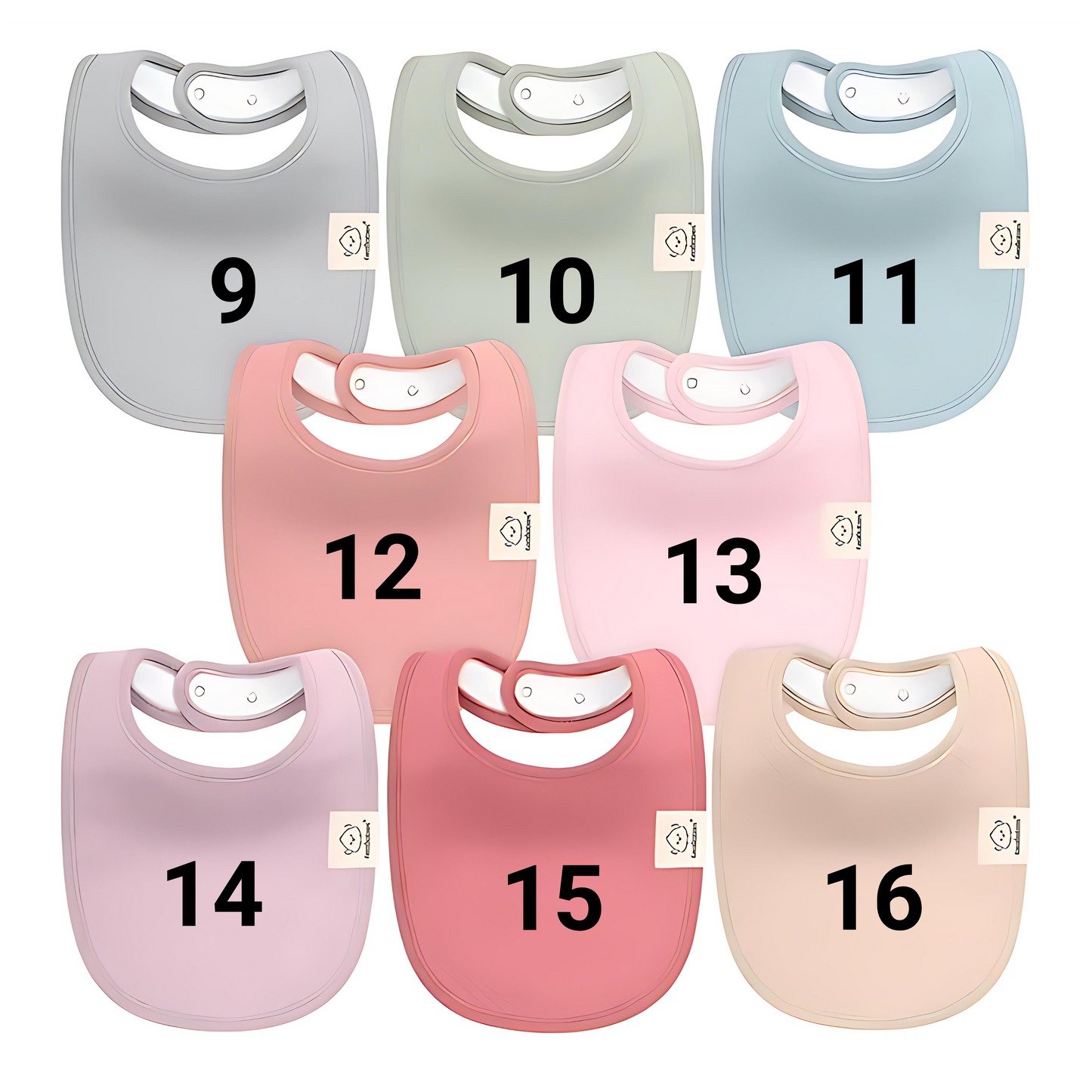 Bougie Baby Bib - Customizable Embroidered Bib