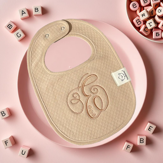 Bougie Baby Bib - Customizable Embroidered Bib